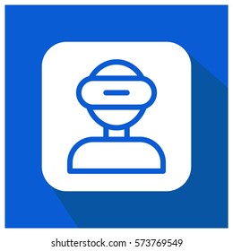 Virtual reality vector icon