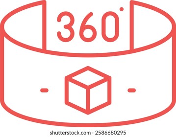 Virtual Reality vector icon. Can be used for printing, mobile and web applications.