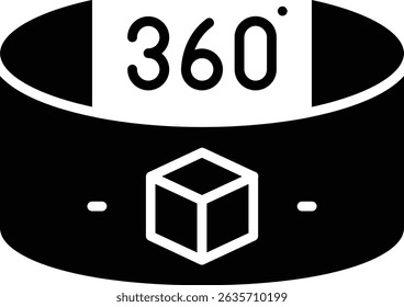 Virtual Reality vector icon. Can be used for printing, mobile and web applications.