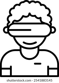 Virtual reality Vector Icon Design Symbol