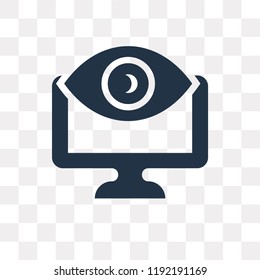 Virtual reality vector icon isolated on transparent background, Virtual reality transparency concept can be used web and mobile