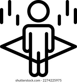 virtual reality Vector illustration on a transparent background. Premium quality symbols. Thin icons for concept and graphic design.
