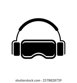 Virtual reality vector illustration on white background