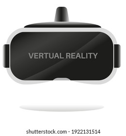 Virtual Reality VR consept vector illustrator with VR goggles