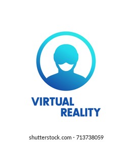 virtual reality, VR glasses icon