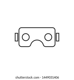 Virtual reality vr icon graphic design template