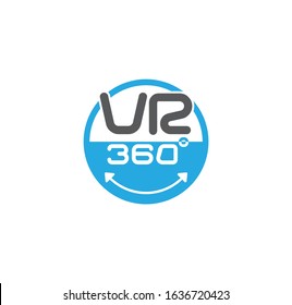 Virtual reality VR related icon on background for graphic and web design. Creative illustration concept symbol for web or mobile app.