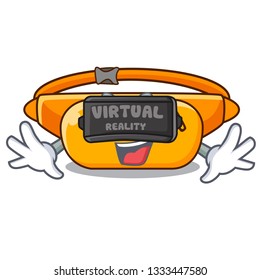 Virtual reality waist bag the shape funny characters