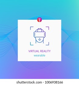 Virtual reality wearable gadget