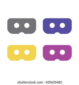 Virtual realityvector icons. EPS10