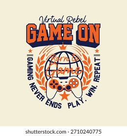 Juego Rebelde virtual en Diseño gráfico universitario retro