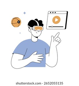 Resoluções Virtuais Ilustrações Modernas. Arquivo Eps 10 no plano de fundo transparente
