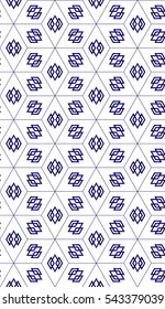 virtual seamless geometric cube. abstract vector design. template for wallpaper, print, background