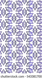 virtual seamless geometric cube. abstract vector design. template for wallpaper, print, background
