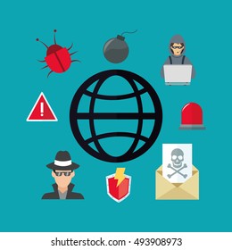 virtual security system icons image 