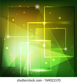 Virtual Technology Background with light effects

