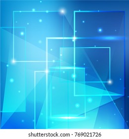Virtual Technology Background with light effects

