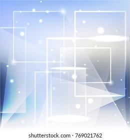 Virtual Technology Background with light effects

