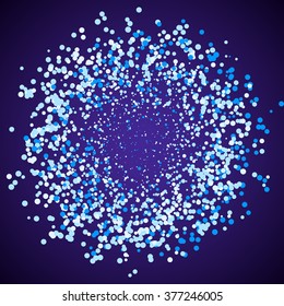 Virtual technology circle. Vector design