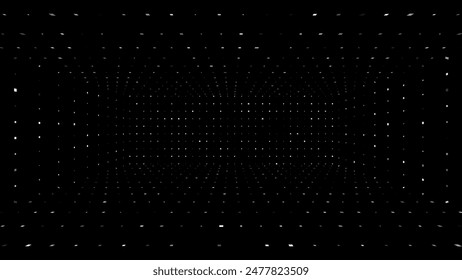 Virtual Technology Futuristic User Interface HUD Grid. Spaceship FUI GUI Backdrop Design. Science Fiction Theme Design, Artificial Intelligence. Hi-Tech Bg. Vector Illustration