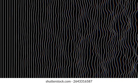 Virtual Technology Futuristic User Interface HUD Grid (Grade de HUD de interface de usuário futurista de tecnologia virtual) com RGB Split Glitch (Falha de divisão RGB). Cópia arquivada em 15 de julho de 2013 "Spaceship FUI GUI Backdrop Design" . Design de tema de ficção científica, inteligência artificial. Hi-Tech Bg. Ilustração de vetor