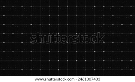 Virtual Technology Futuristic User Interface HUD Grid. Spaceship FUI GUI Backdrop Design. Science Fiction Theme Design, Artificial Intelligence. Hi-Tech Bg. Vector Illustration.