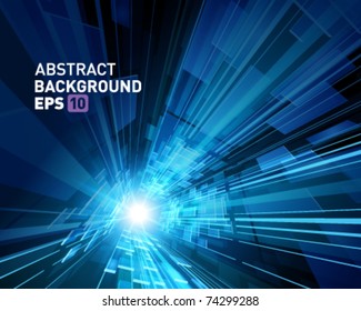 Virtual technology vector background. Eps 10.