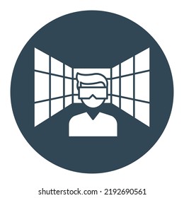 Virtual technology Vector icon which is suitable for commercial work

