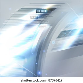 Virtual tecnology vector background. Eps 10.