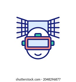 Virtual Tour icon in vector. Logotype