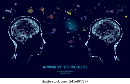 Concepto de asistente virtual en línea de computadora de voz. La inteligencia artificial de Metaverse ayuda a la tecnología de chatbot para smartphones de negocios. Ilustrador de vectores de inteligencia artificial