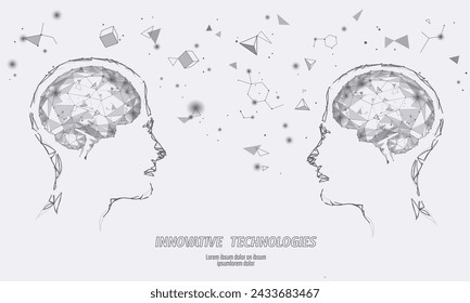 Virtual voice computer online assistant concept. Metaverse artificial intelligence help service business smartphone chatbot technology. Artificial intelligence vector illustrator