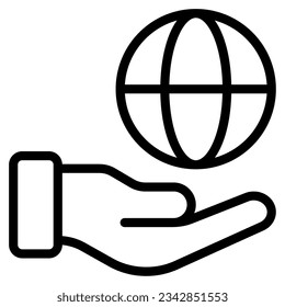 Virtual World Icon for uiux, infographic, etc