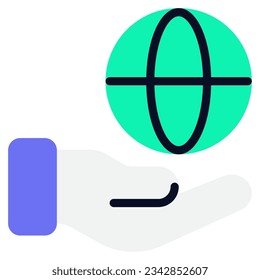 Virtual World Icon for uiux, infographic, etc
