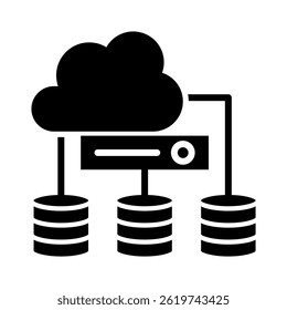 Virtualization Icon Element For Design