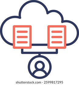 Virtualization Icon Element For Design And Vector