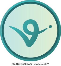 virtuals protocol-virtual cryptocurrency images on abstract background. 3d illustrations.