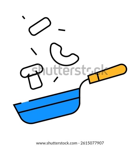 virtuoso cooking line icon vector. virtuoso cooking sign. isolated symbol illustration