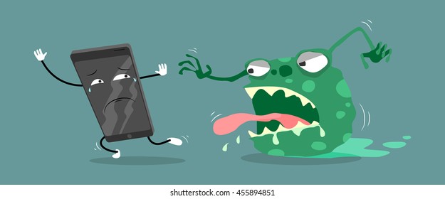 virus attack the gadget
