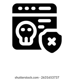 icono de glifo de ataque de virus. Icono de Vector fuerte y sólido para Sitios web, interfaces móviles, presentaciones y marca visual. Alta calidad y fácil de editar.