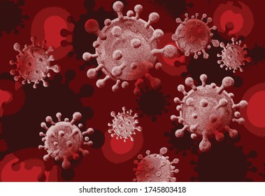 Virus background of Coronavirus, COVID-19, Coronavirus