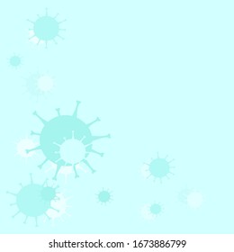 Virus background. Vector illustration of covid-19. Molecule  middle East respiratory syndrome