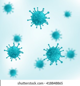 Virus Or Bacteria Background