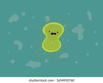 Virus Bacteria Corona Illustration Character 