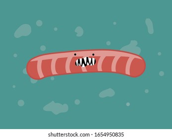 Virus Bacteria Corona Illustration Character 