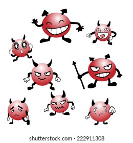 Virus bacteria germ cartoon vector