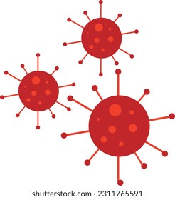 Icono de virus y bacterias. Mejor Stroke editable Para diseño móvil y web. Tales como Bacterio, Infección, Enfermedades, Virus, Celulares, Gripe, Vector de ilustración de investigación sobre fondo blanco.
