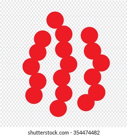 virus bacteria icon Illustration design