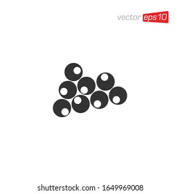 Virus and Bacteria Icon Logo Design Vector