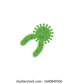 virus and bacteria icon vector illustration design template